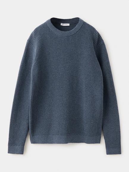 Mango Kids' Knitted Jumper, Blue, Midnight Blue