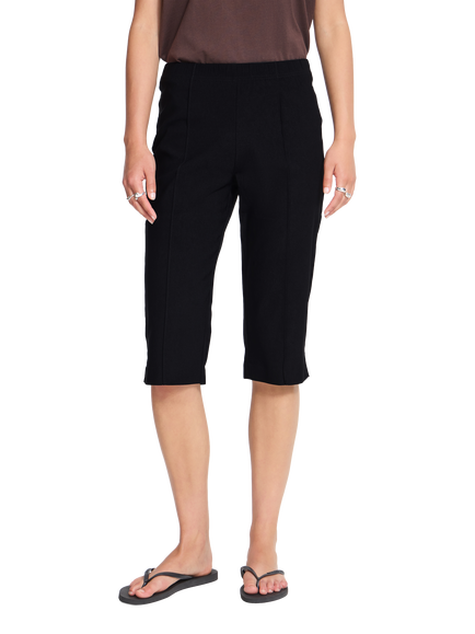 ICHI Ihfonzo Capri Trousers, Black, Black
