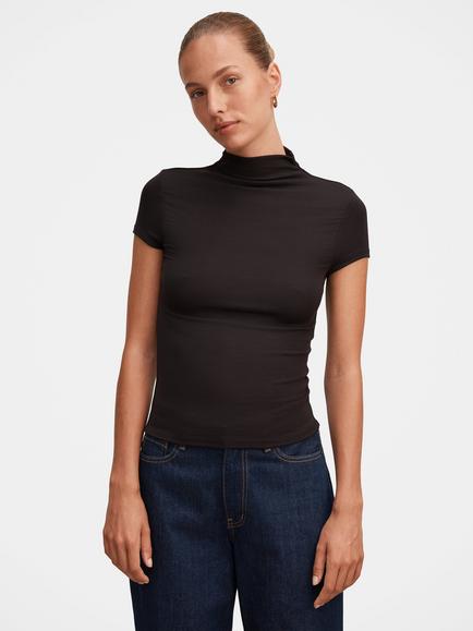 Forever New Ruby Grown On Neck Baby T-Shirt, Black, Black