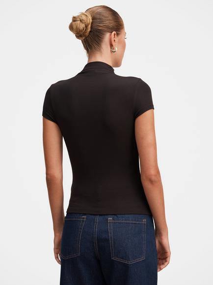 Forever New Ruby Grown On Neck Baby T-Shirt, Black - view 2, Black