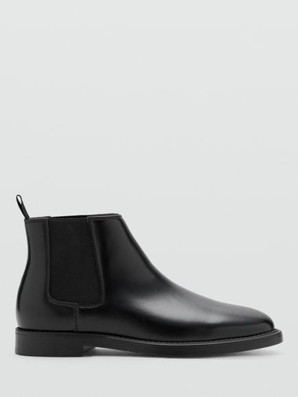 Mango Chelsea Boots, Black