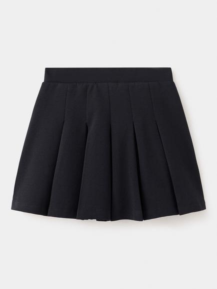 Mango Kids' Pleated Skort, Black, Black