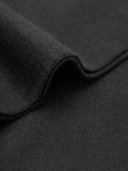 Mango Fringed Edge Scarf - view 2, Black