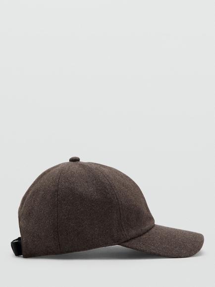 Mango Wool Rich Cap, Taupe
