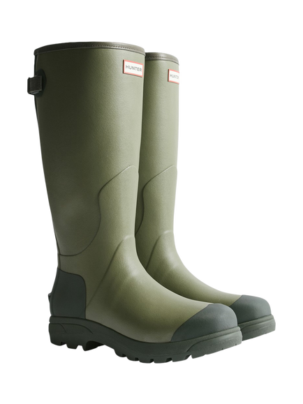 Hunter Field Bull Dog Boots, Dark Olive - view 2, Dark Olive