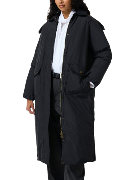 Hunter Victoria Originals Longline Jacket, Black, Black