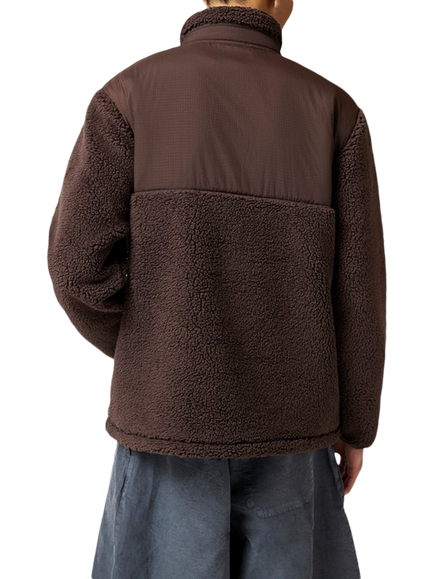 Hunter Elements Quarter Zip Pullover Top - view 2, Chocolate Brown
