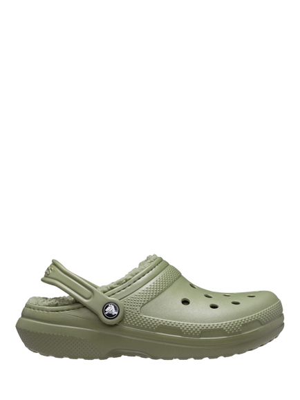 Crocs Classic Lined Clogs, Cargo Green, Cargo Green