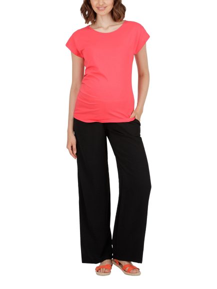 Attesa Ines Palazzo Maternity Trousers, Black, Black