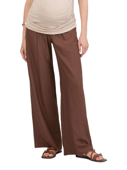Attesa Guendalina Maternity Trousers, Chocolate, Chocolate