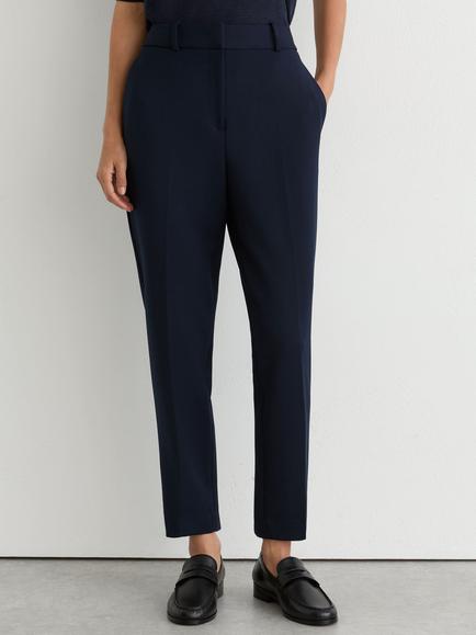 Reiss Gabi Tall Slim Leg Trousers, Navy
