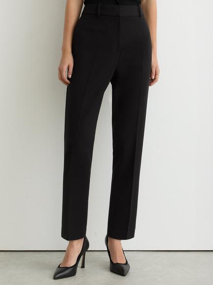 Reiss Gabi Tall Slim Leg Trousers, Black