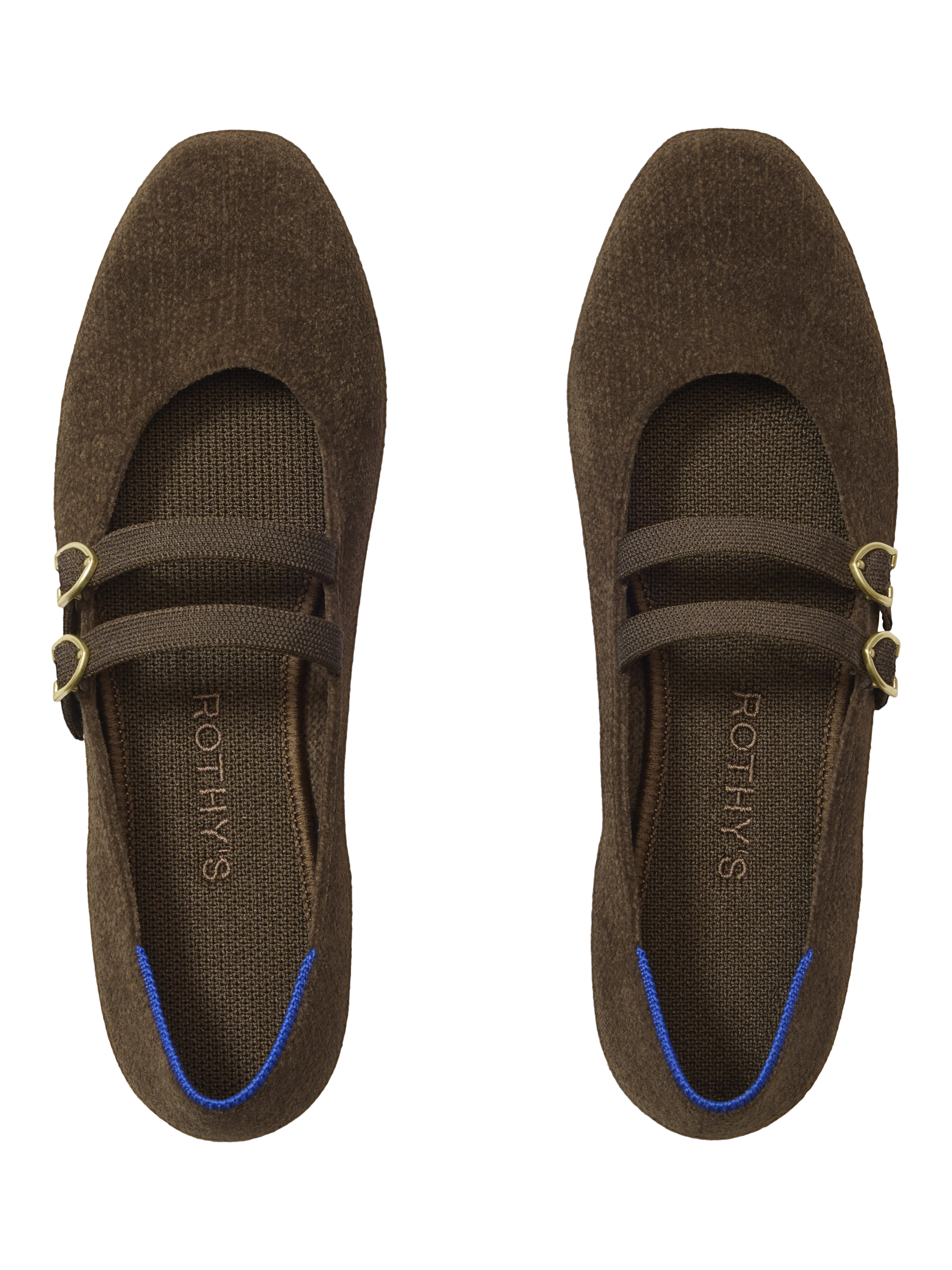 Rothy's The Double Buckle Mary Janes, Revelvet™ Bistro