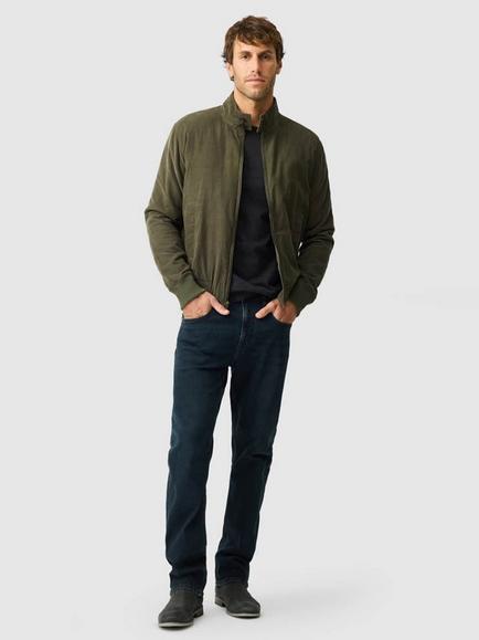 Rodd & Gunn Timber Bay American Cotton Harrington Jacket, Moss - view 2, Moss
