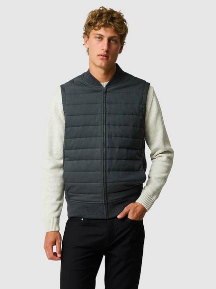 Rodd & Gunn Woodside Cotton Rich Gilet, Pewter
