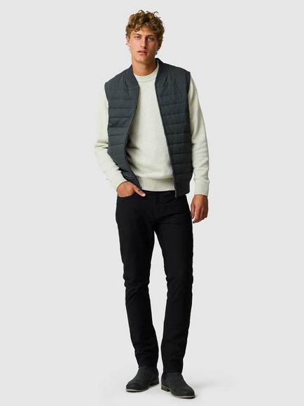 Rodd & Gunn Woodside Cotton Rich Gilet - view 2, Pewter