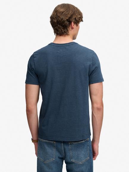 Superdry Cotton Mercantile T-Shirt, Eclipse Navy - view 2, Eclipse Navy