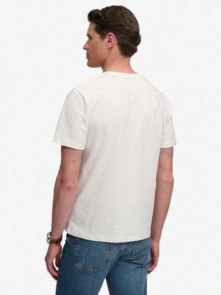 Superdry Cotton Vintage Logo Classic T-shirt, Cream - view 2, Cream