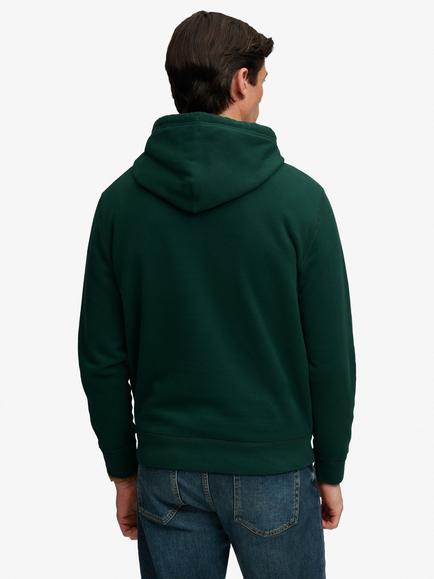Superdry Cotton Blend Essential SD Co Logo Hoodie - view 2, Varsity Green
