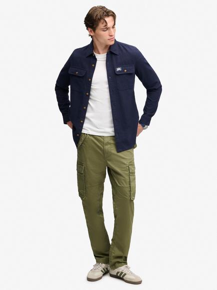 Superdry Slim Taper Fit Cargo Trousers, Chive Green