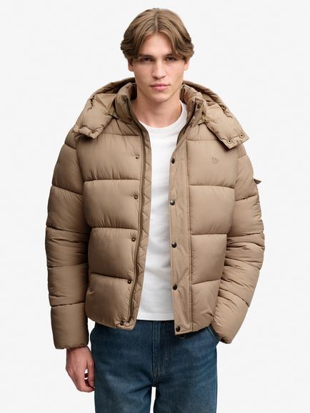 Superdry Ripstop Puffer Jacket, Beige