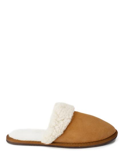 Celtic & Co. Sheepskin Mule Slippers, Burnt Honey, Burnt Honey