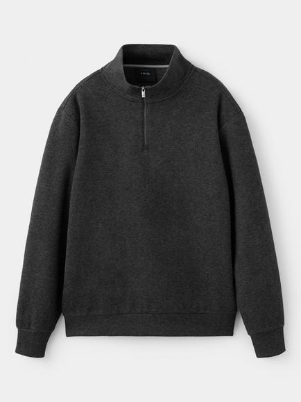 Mango Quarter-Zip Jumper, Asphalt, Asphalt