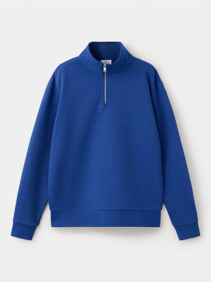Mango Quarter Zip Sweatshirt, Ink
