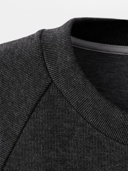 Mango Crew Neck Jumper, Asphalt - view 2, Asphalt