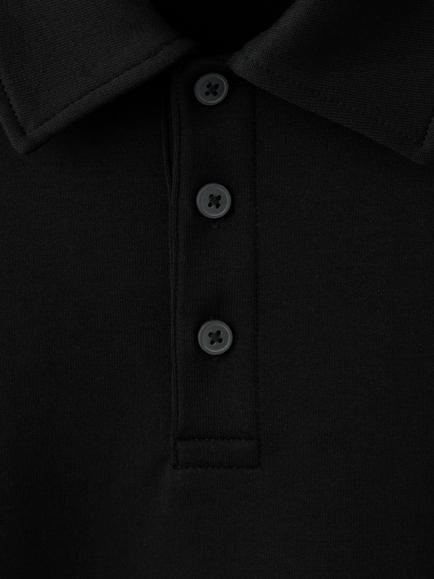 Mango Polo Neck Sweatshirt, Black - view 2, Black