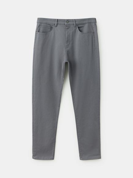 Mango Straight Fit Chinos, Asphalt, Asphalt