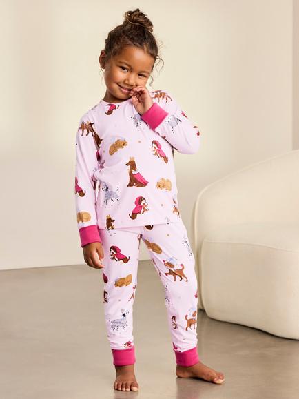 Chelsea Peers Kids' Fairytale Pyjamas, Pack of 2, Multi - view 2, Multi