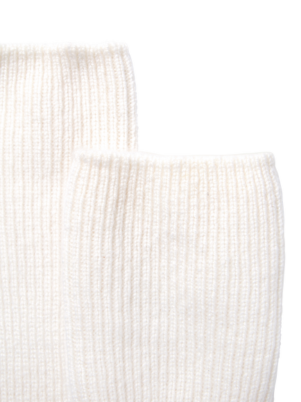 The White Company Pure Cashmere Bed Socks, Ivory - view 2, Ivory