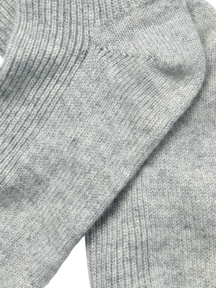 The White Company Pure Cashmere Bedsocks, Grey - view 2, Grey