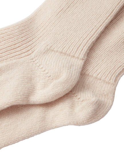 The White Company Pure Cashmere Bed Socks, Camel - view 2, Camel