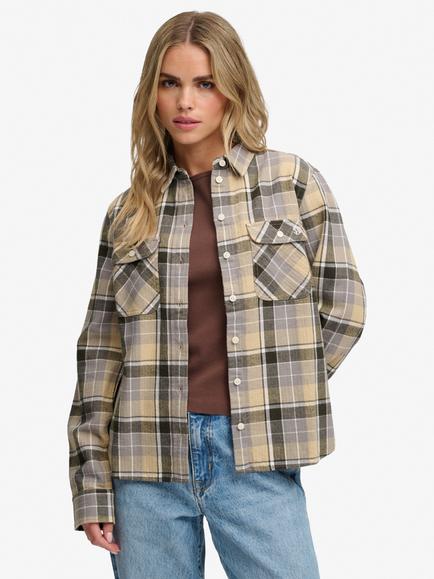 Superdry Lumberjack Check Flannel Shirt, Eden Brown, Eden Brown