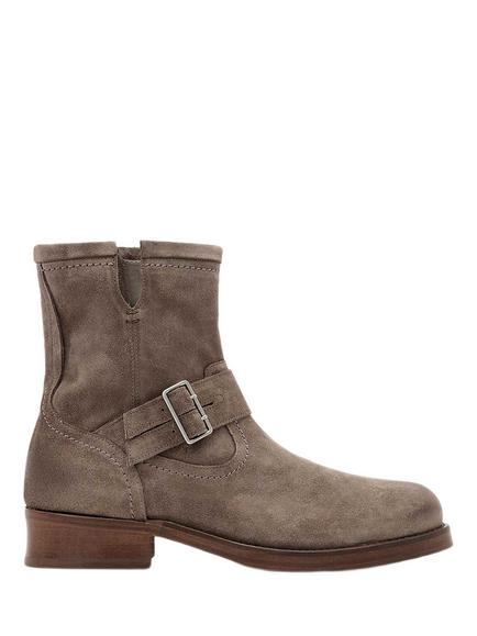 AllSaints Bailey Suede Boots, Karoo Brown, Karoo Brown