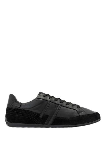 AllSaints Liam Lace Up Trainers, Black