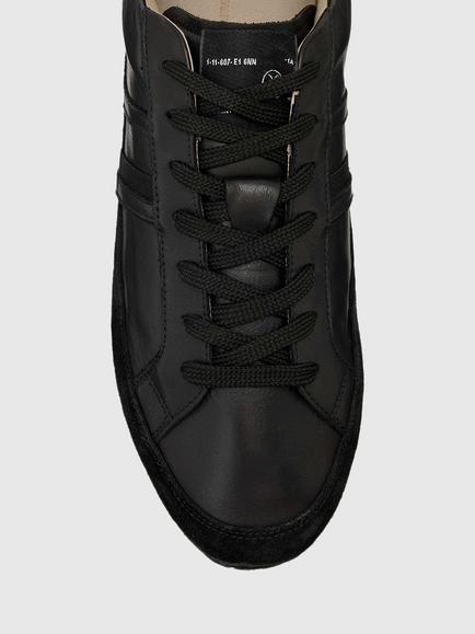 AllSaints Liam Lace Up Trainers - view 2, Black