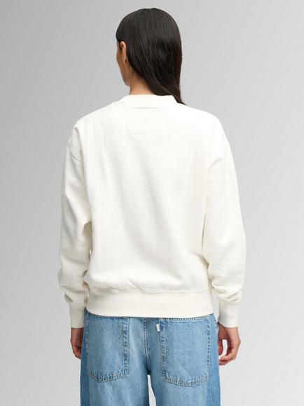 Superdry Vintage Workwear Crew Neck Sweatshirt, Cream - view 2, Cream