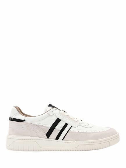 AllSaints Regan Stripe 2 Trainers, White, White
