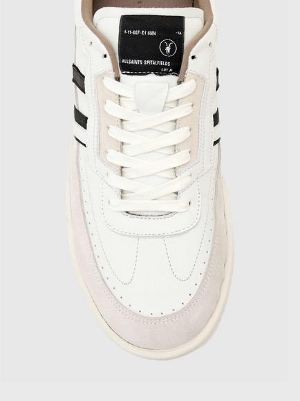 AllSaints Regan Stripe 2 Trainers, White - view 2, White