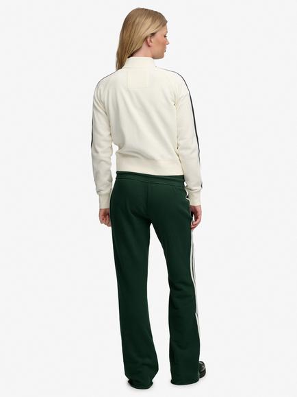 Superdry Athletic Essentials Stripe Flare Joggers, Enamel Green - view 2, Enamel Green