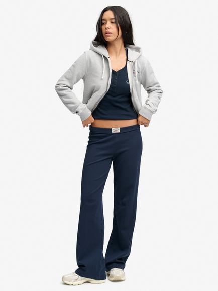 Superdry Athletic Essentials Fold Over Joggers, Standard Navy, Standard Navy