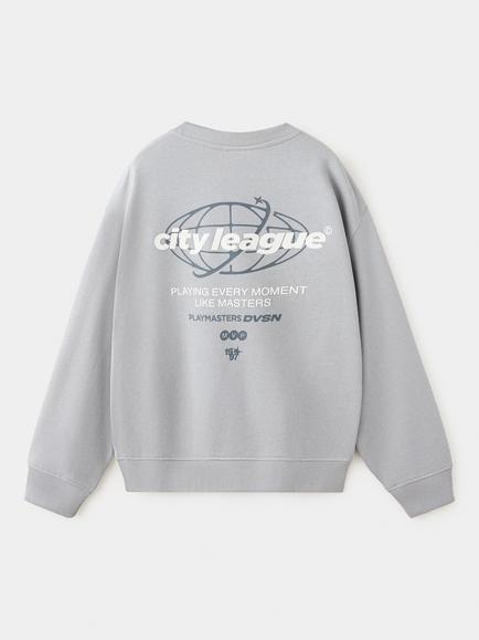 Mango Kids' Sudadera Pure Cotton Crew Neck Sweatshirt, Grey - view 2, Grey