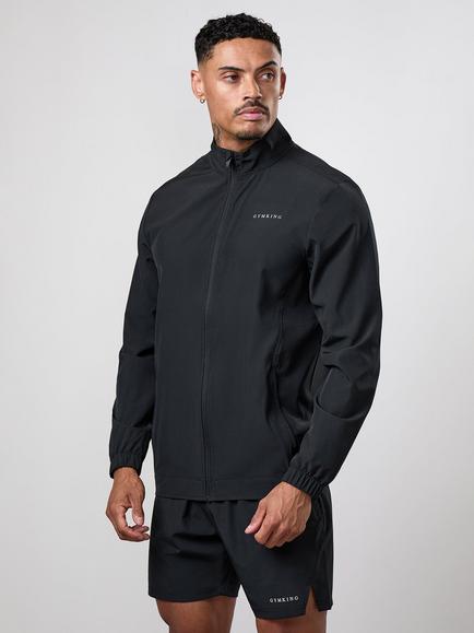 Gym King Limitless Woven Jacket, Black, Black