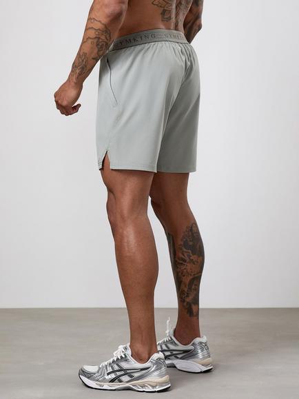 Gym King Limitless Cotton Rich 6" Shorts - view 2, Soft Sage