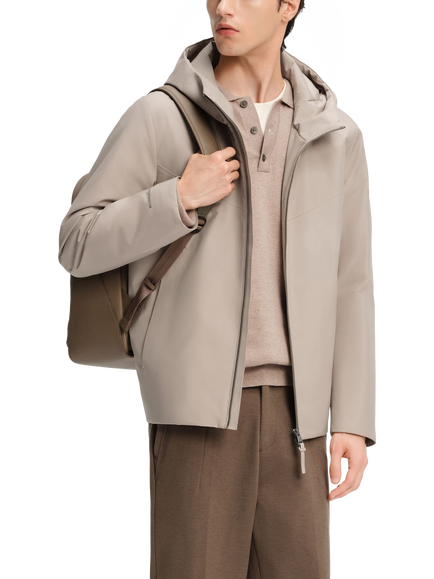 Bosideng Men's 2 in 1 Goose Down Jacket, Ivy Clay - view 2, Ivy Clay
