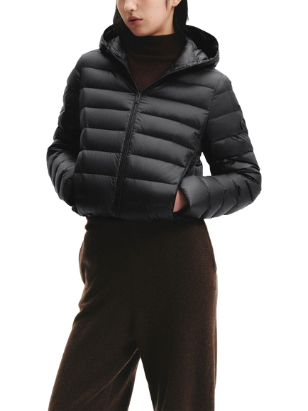 Bosideng Hooded Oversized Goose Down Jacket, Black