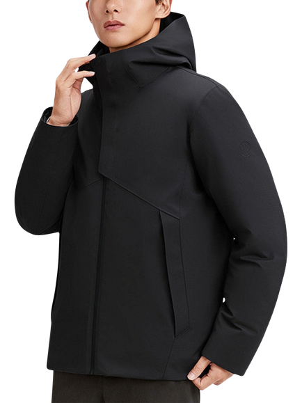Bosideng 3-in-1 Hooded Down Jacket, Black